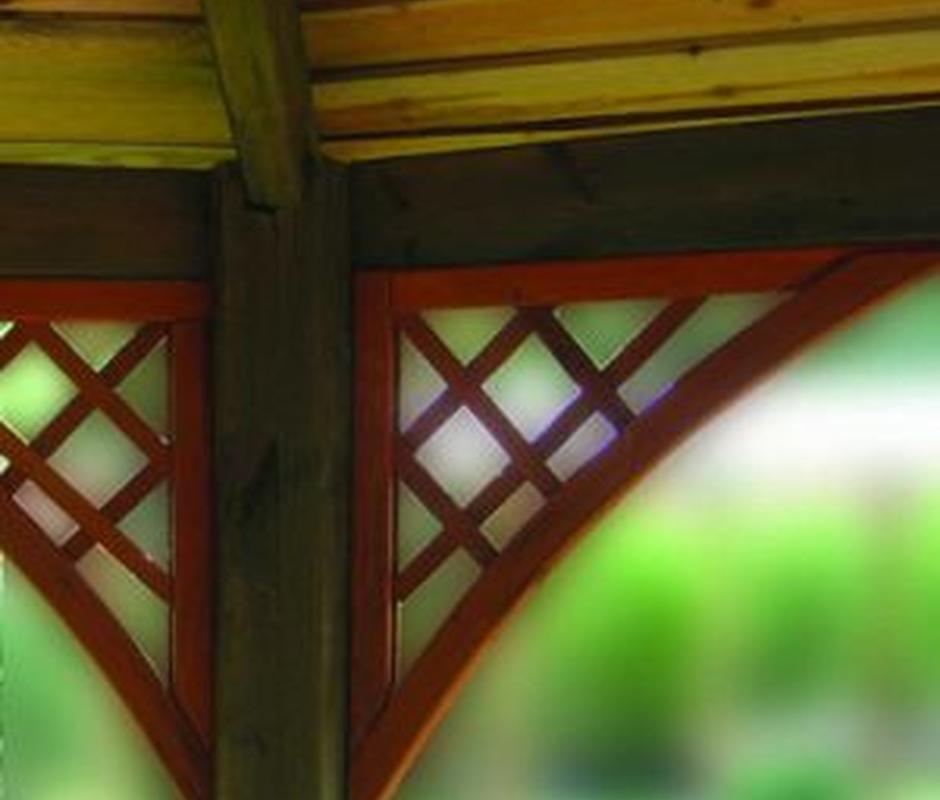 English Trellis Corner Element - 