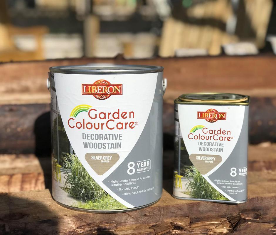 Liberon ‘Silver Grey’ Garden ColourCare Decorative Woodstain - 