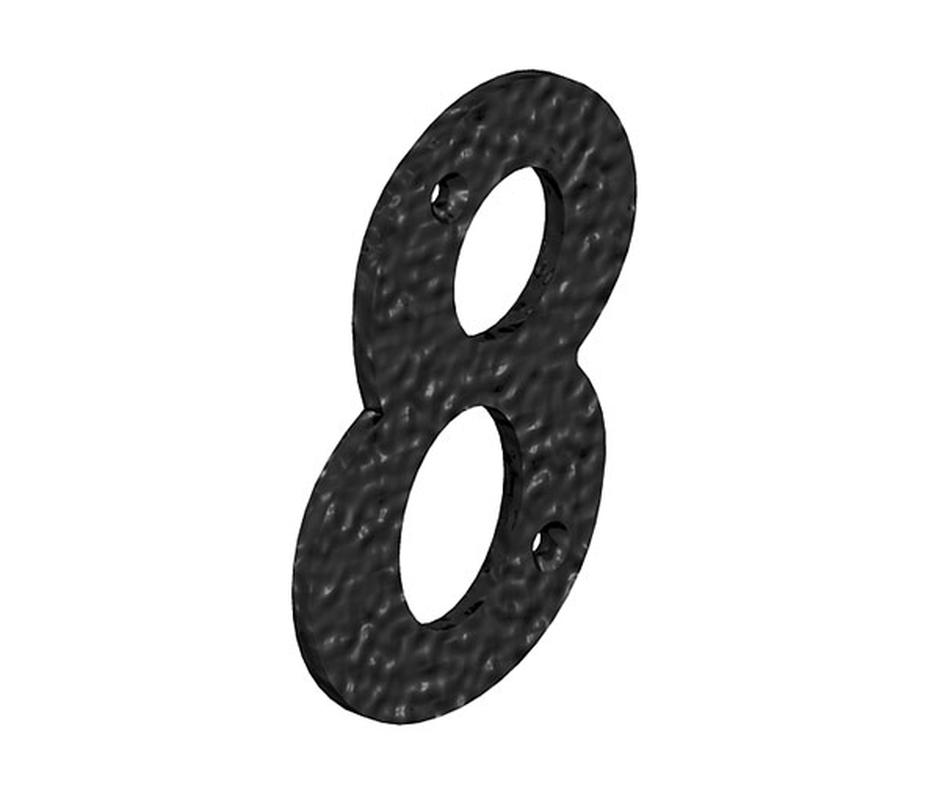 Ornamental Epoxy Black Eight Numeral  - 