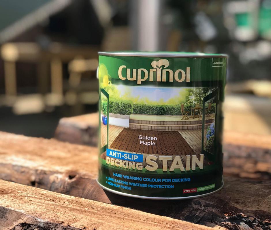 Cuprinol ‘Golden Maple’ Anti–slip Decking Stain 2.5L - 