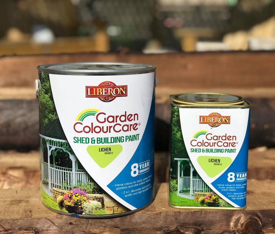 Liberon ‘Lichen’ Garden ColourCare Shed and Building Paint - 