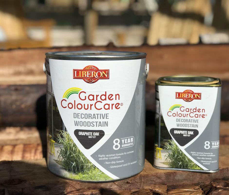 Liberon ‘Graphite Oak’ Garden ColourCare Decorative Woodstain - 