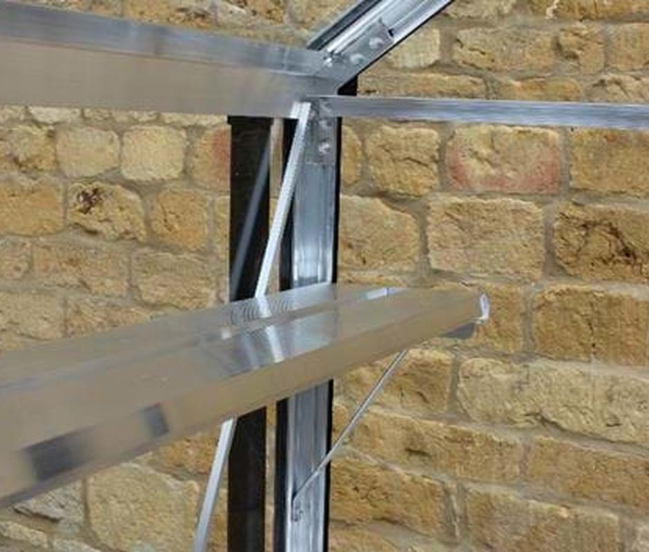 Halls Cotswold Integral Shelf Aluminium - 