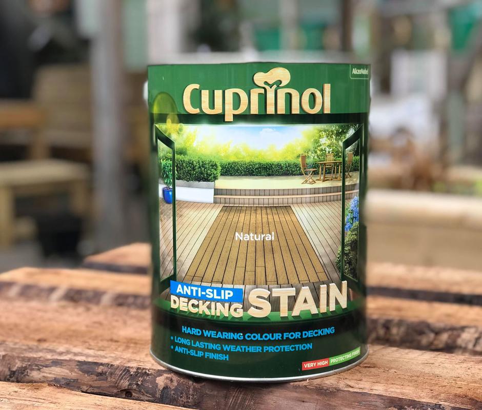 Cuprinol ‘Natural’ Anti–slip Decking Stain 5L - 