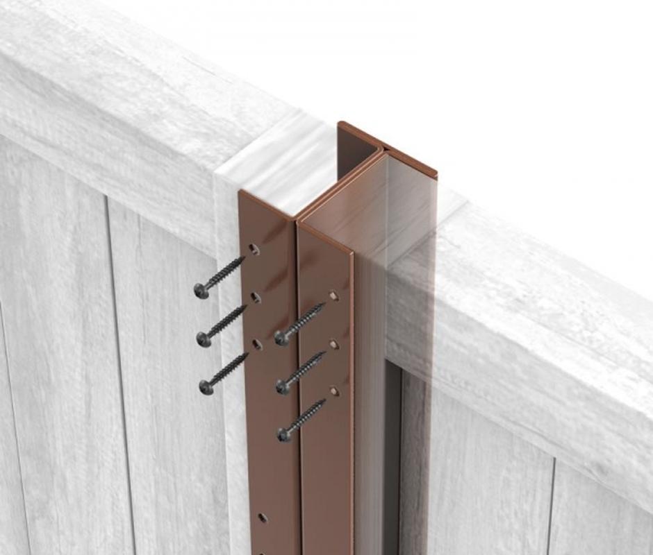 Sepia Brown Durapost 2.4m - 