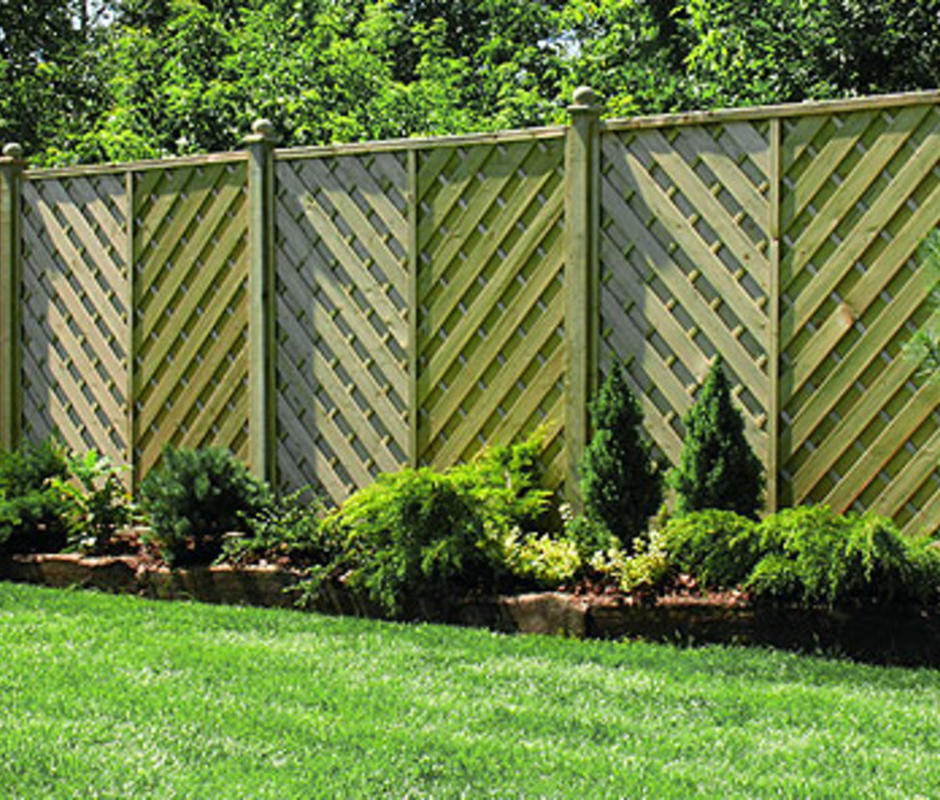 Malin Panel 1800mm x 1800mm x 45mm - Fence Panels