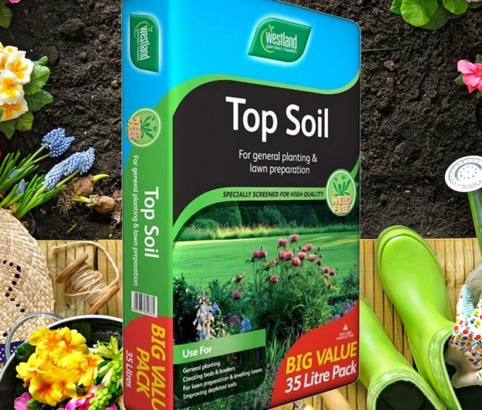 Westland Top Soil, Big Value Bag, 30 litres - 