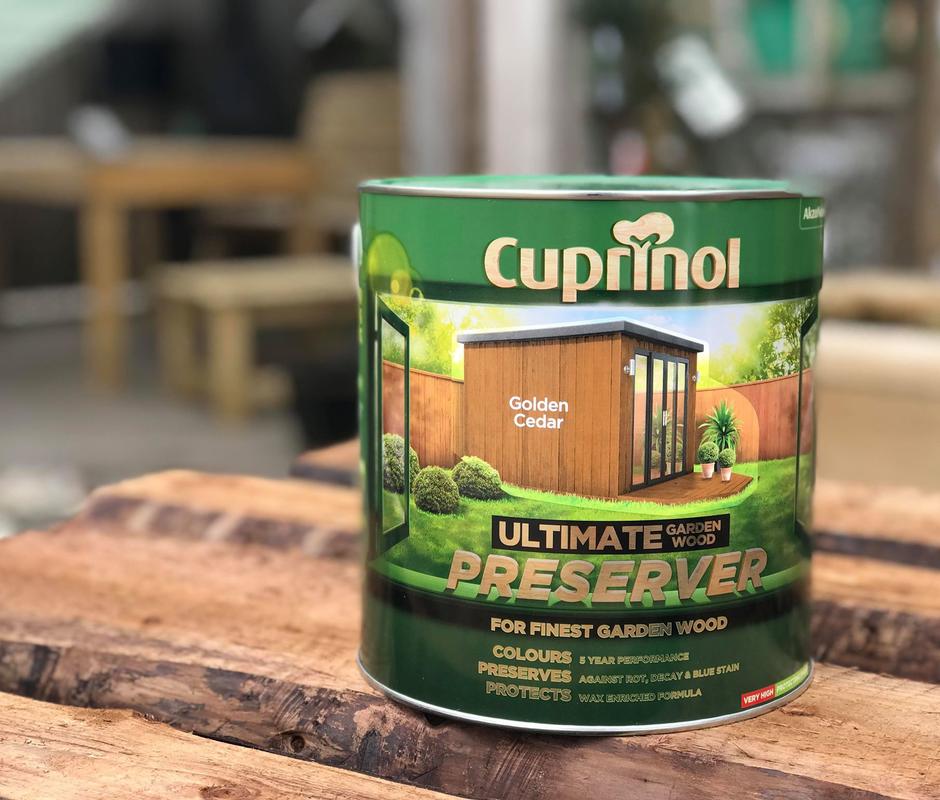 Cuprinol ‘Golden Cedar’ Ultimate Garden Wood Preserver 4.0L - 