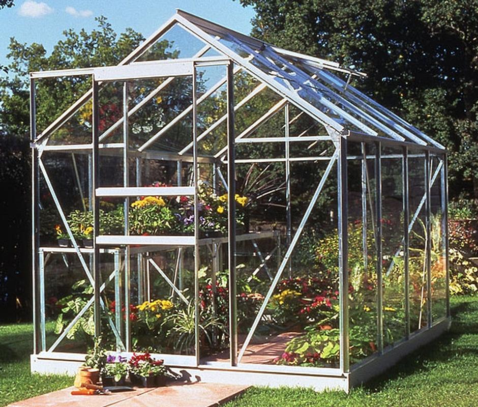 Halls Popular 6ft x 8ft Greenhouse - Halls Traditional & Qube Greenhouses