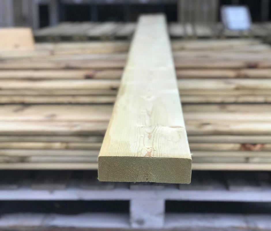 Sandinavian Pine Smooth Timber 144mm x 40mm x 4.8m - Decking