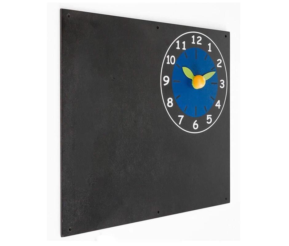 Blackboard with Clock - 