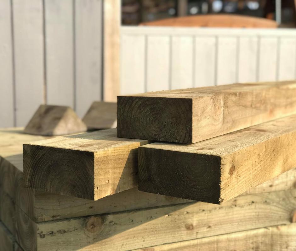 Rustic Garden Sleepers 200mm x 100mm  - Sleepers