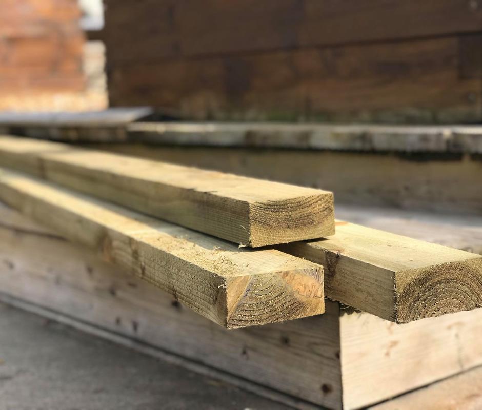 Sawn Timber 2.4m x 100mm x 50mm - 