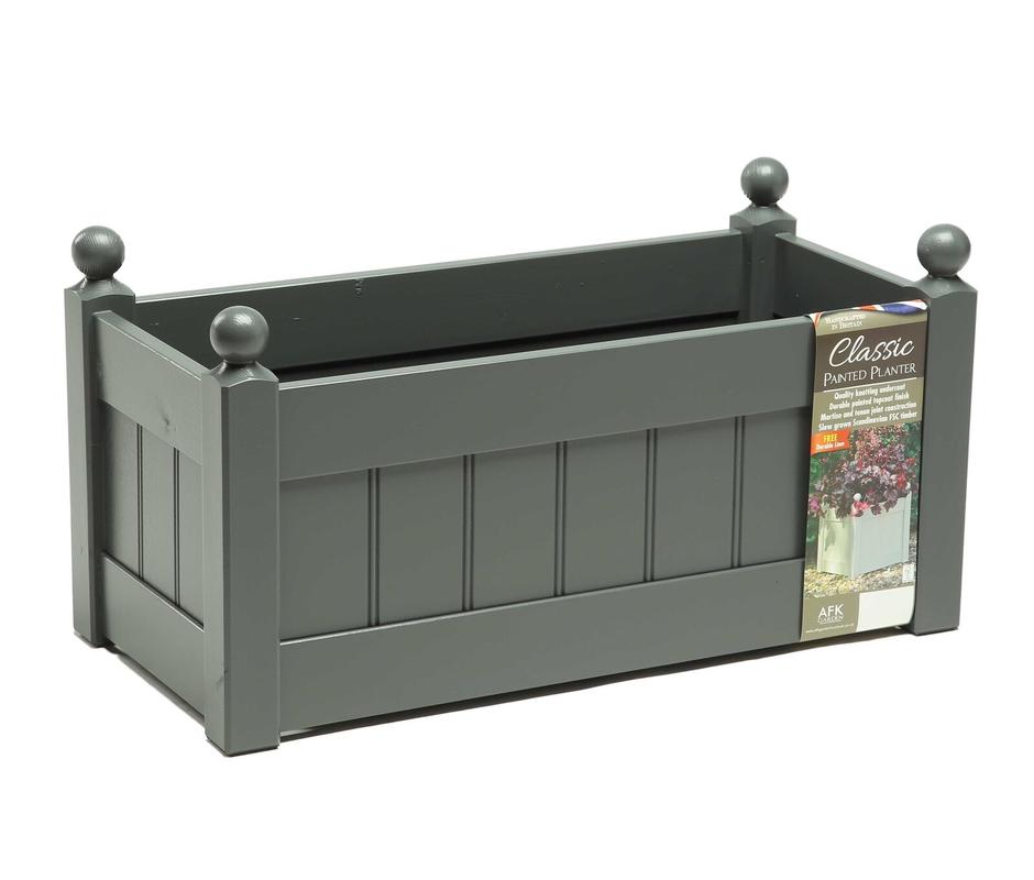 AFK Charcoal Trough Planter  - 