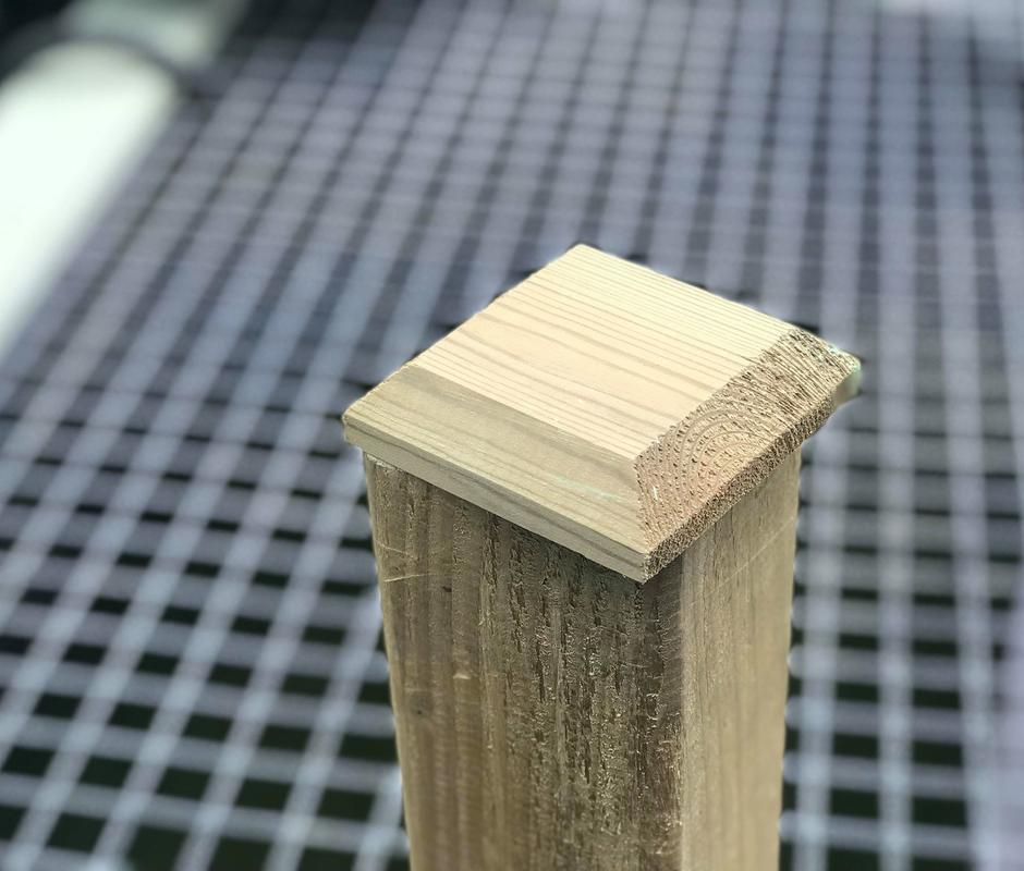 4 Way Chamfered Post Cap 75mm - 