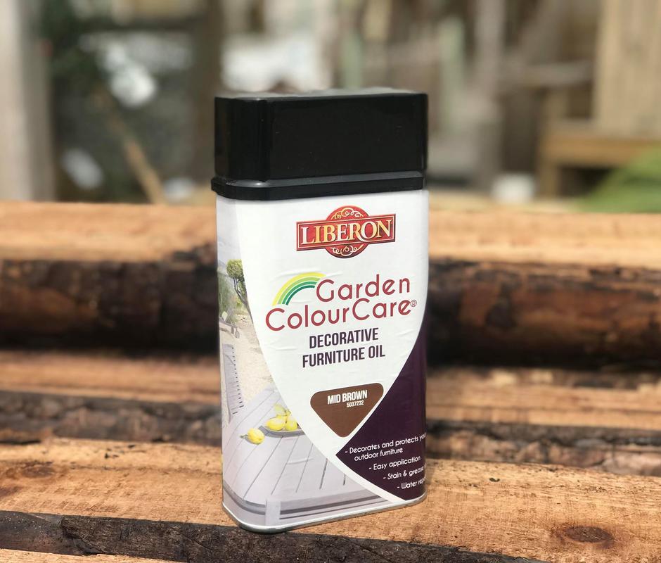 Liberon ‘Mid Brown’ Garden ColourCare Decorative Furniture Oil - 