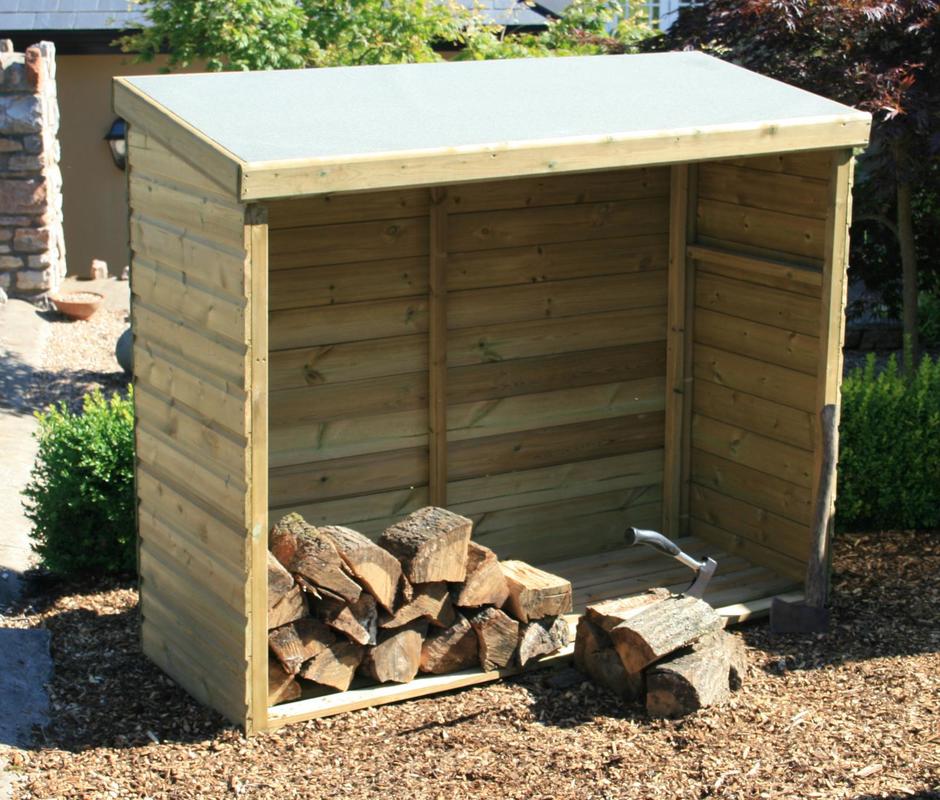 Enclosed Large Log Store - 