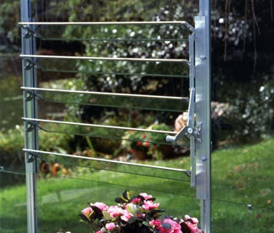 Halls 18’ Aluminum Louvre 5 blade 610 × 457  - 