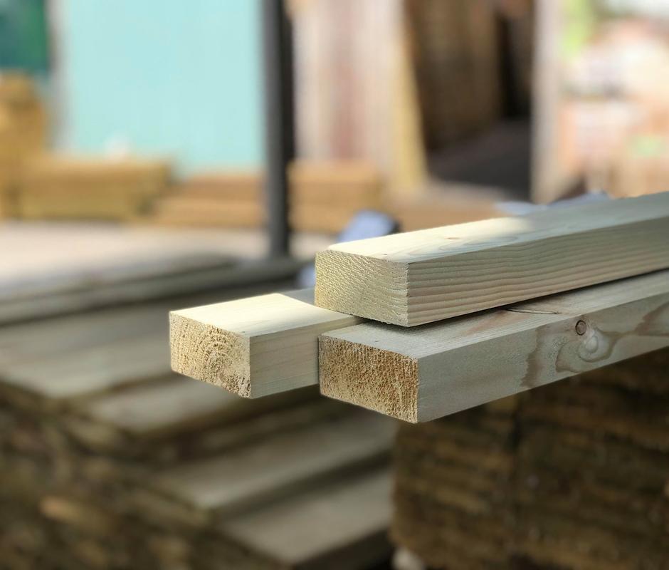 Planed Square Edged Timber 1.8m x 69mm x 32mm  - D.I.Y. Timber