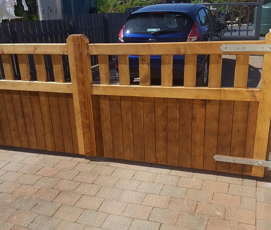 Single Leaf Mortice & Tenon Superior Gate 1200mm High - Driveway Gates