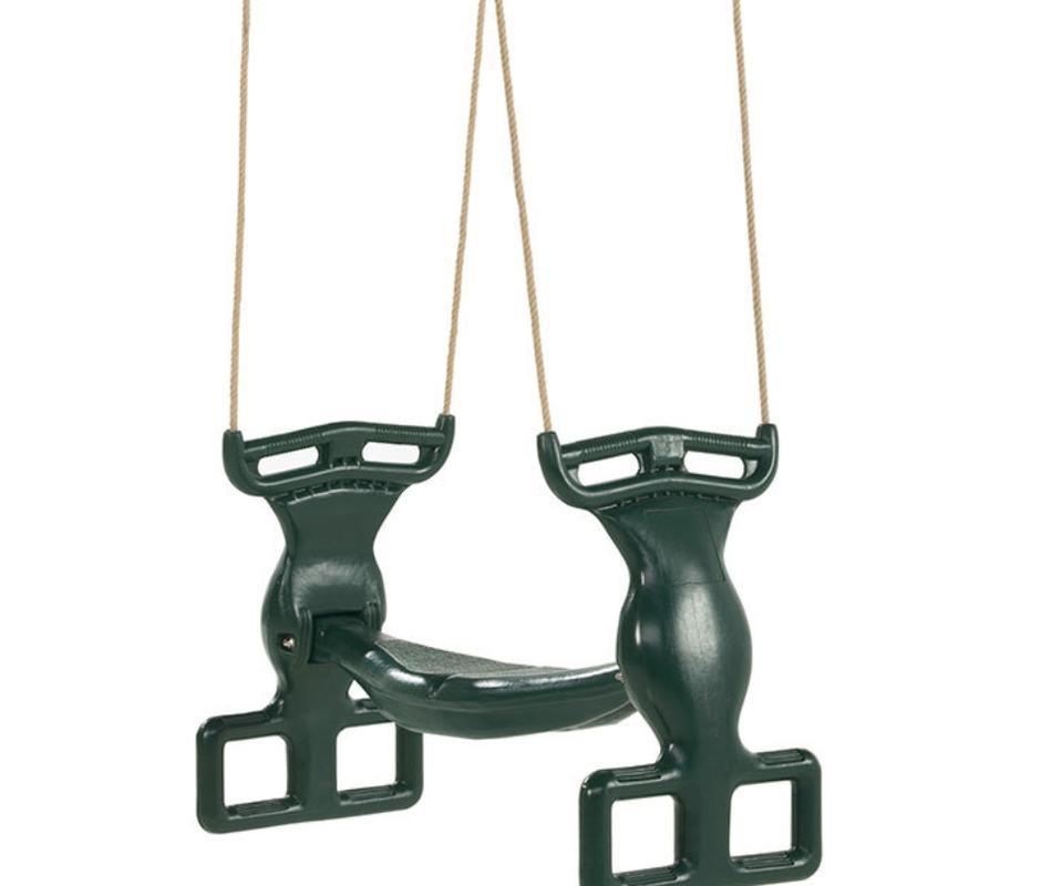 Plastic ‘Back to Back’ Duo Seat - Jungle Gym Accessories