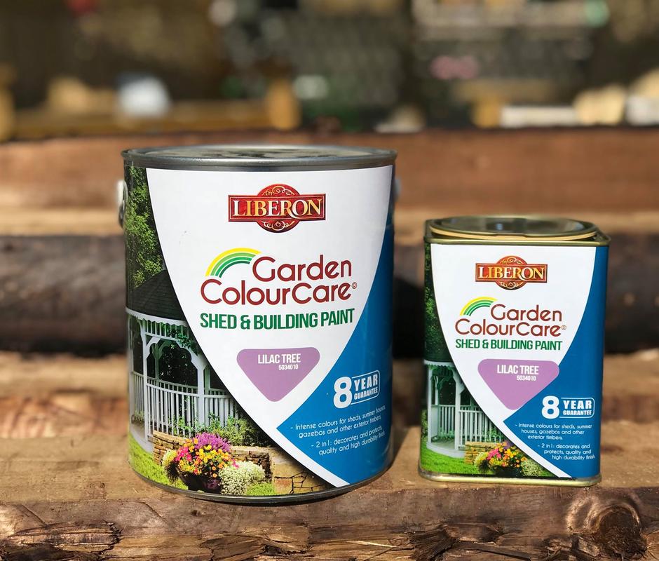 Liberon ‘Lilac’ Garden ColourCare Shed and Building Paint - 