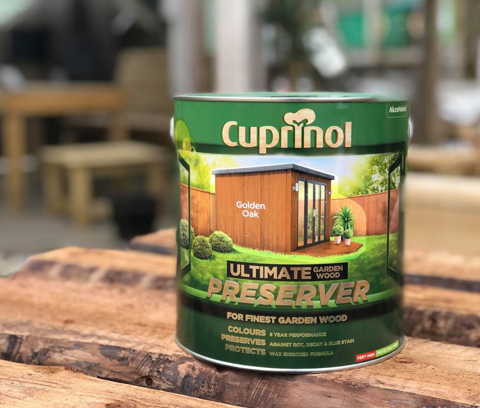 Cuprinol ‘Golden Oak’ Ultimate Garden Wood Preserver 4.0L - 