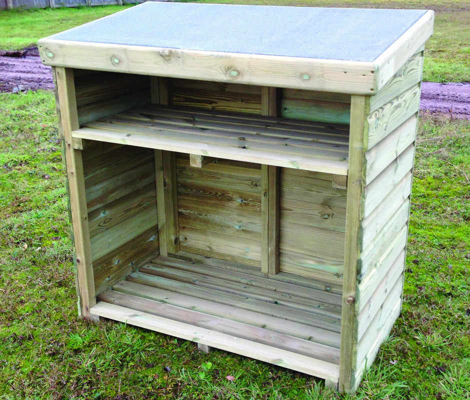 Enclosed Log Store - 