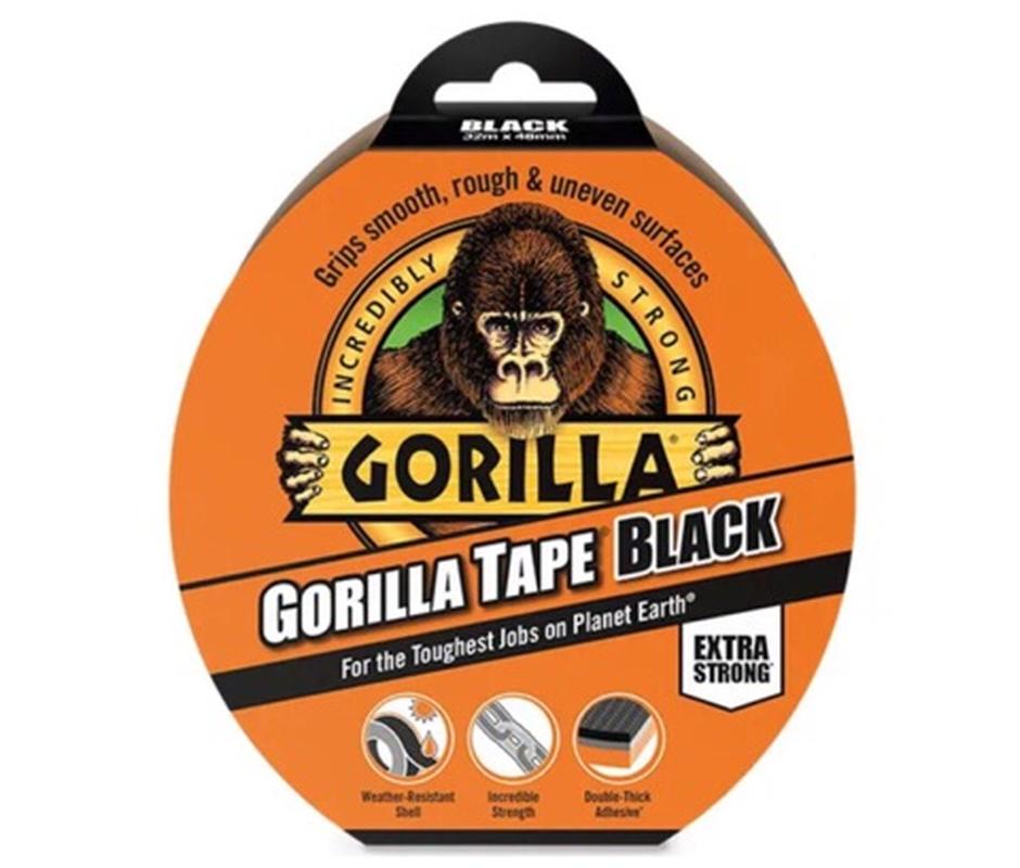Gorilla Tape Black – 32m - 