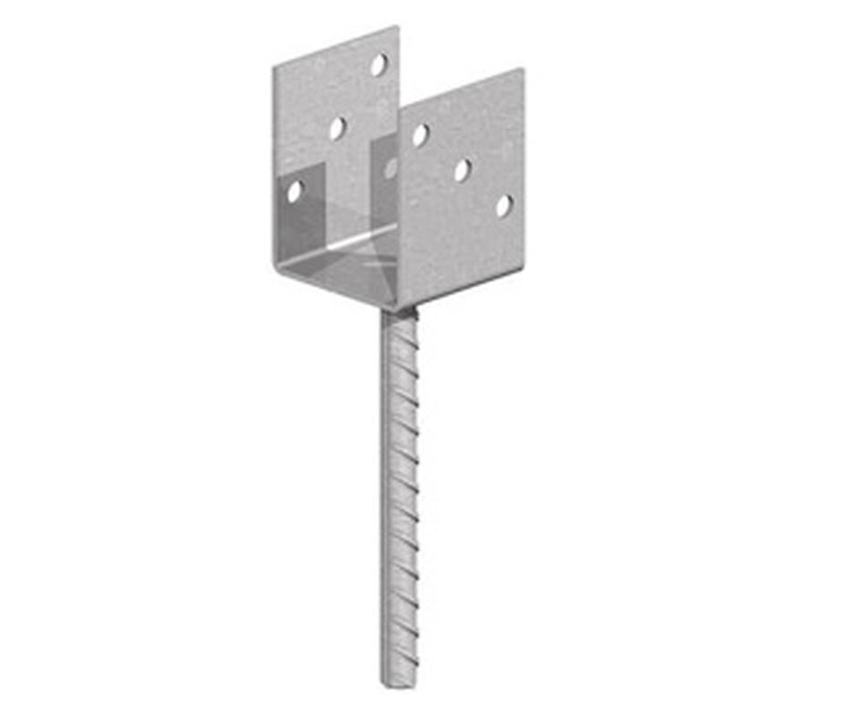 Concrete In ‘U’ Shape Post Support 75mm x 75mm - 