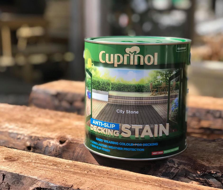 Cuprinol ‘City Stone’ Anti–slip Decking Stain 2.5L - 