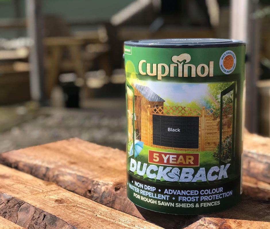 Cuprinol ‘Black’ 5 Year Ducksback 5L - 