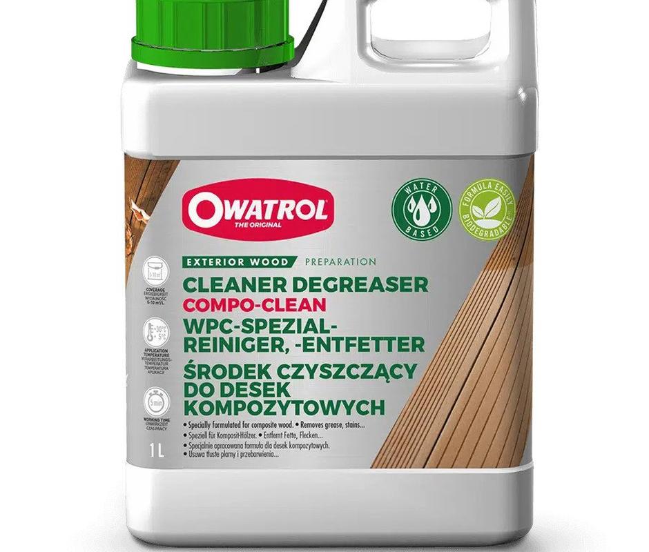 Owatrol Compo–Clean Water–based cleaner & degreaser for composite wood - 