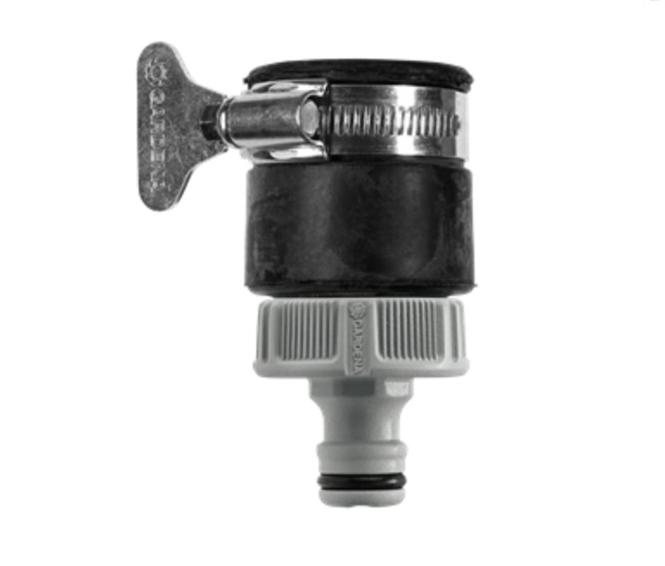 Round Mixer Tap Connector - Gardena Hose Range