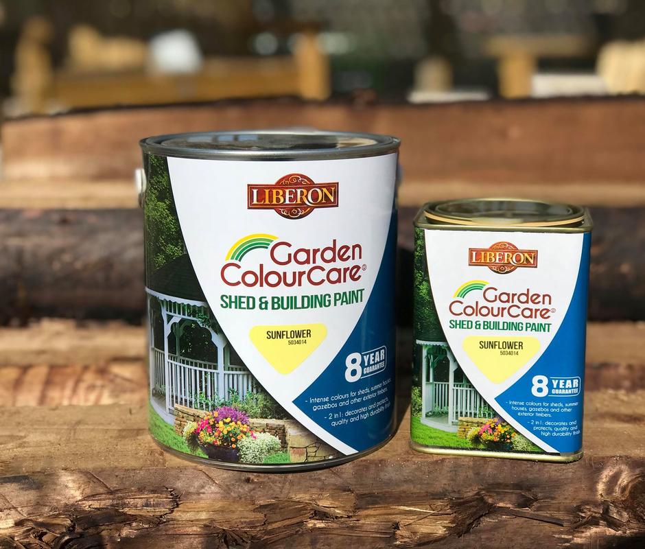 Liberon ‘Sunflower’ Garden ColourCare Shed and Building Paint - 