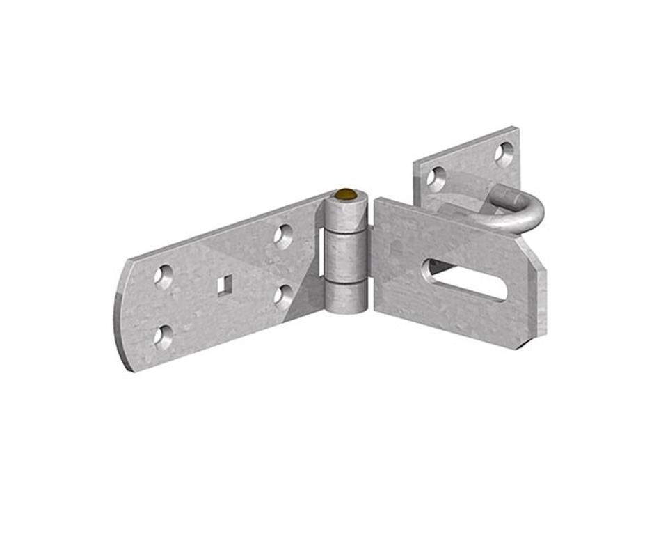 Galvanised Heavy Hasp & Staple 200mm - Gate Hardware