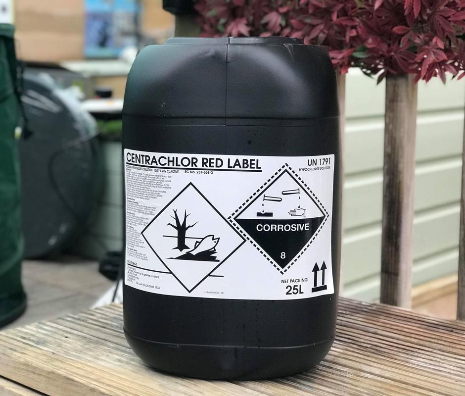 Centrachlor Red Label 25L - Deck & Patio Cleaners