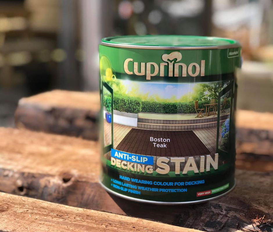 Cuprinol ‘Boston Teak’ Anti–slip Decking Stain 2.5L - 