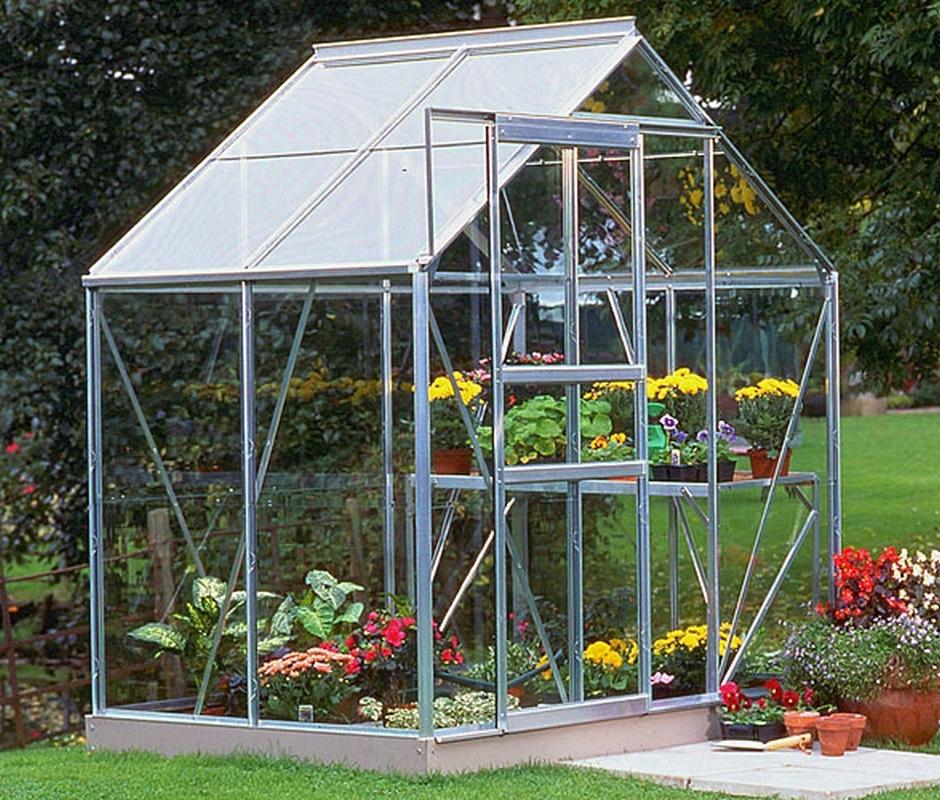 Halls Popular 6ft x 4ft Greenhouse - Halls Traditional & Qube Greenhouses