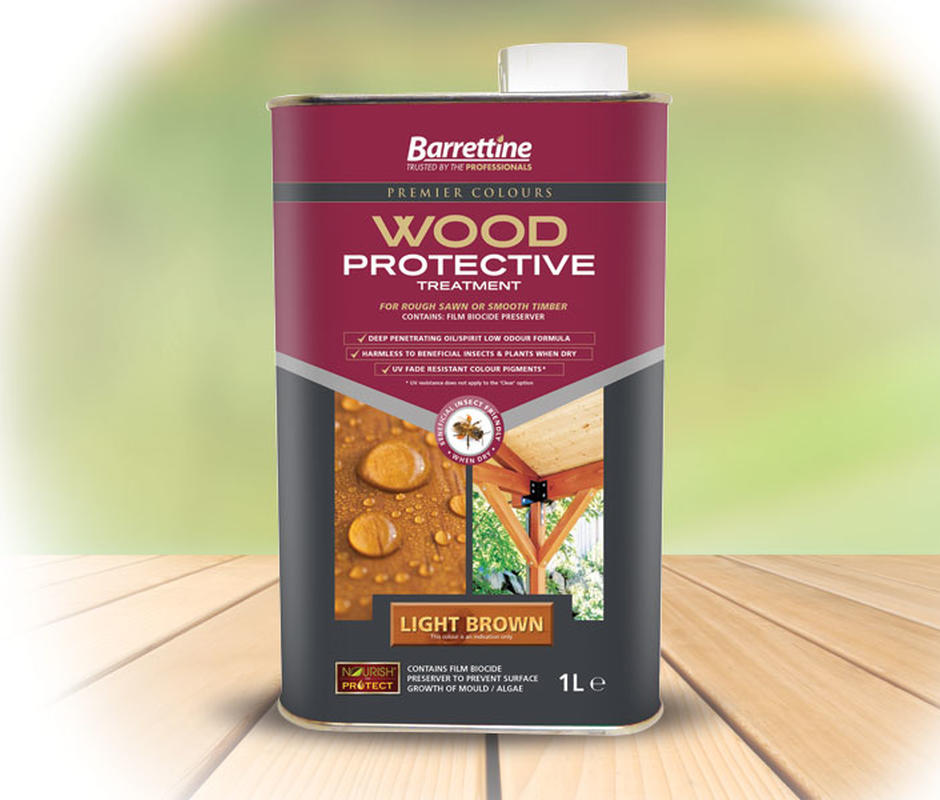 Barretine Wood Protector Light Brown - 