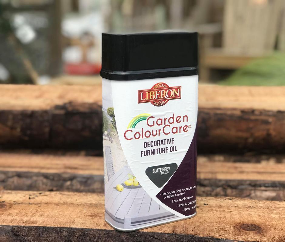 Liberon ‘Slate Grey’ Garden ColourCare Decorative Furniture Oil - 