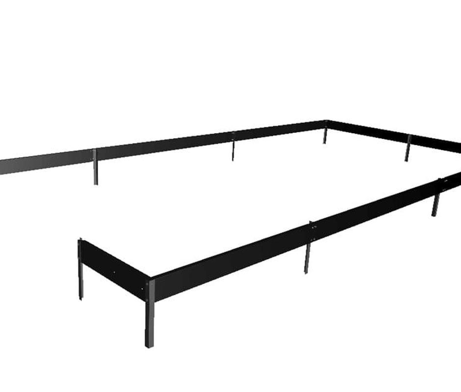 Halls Qube Black Greenhouse Base  - 