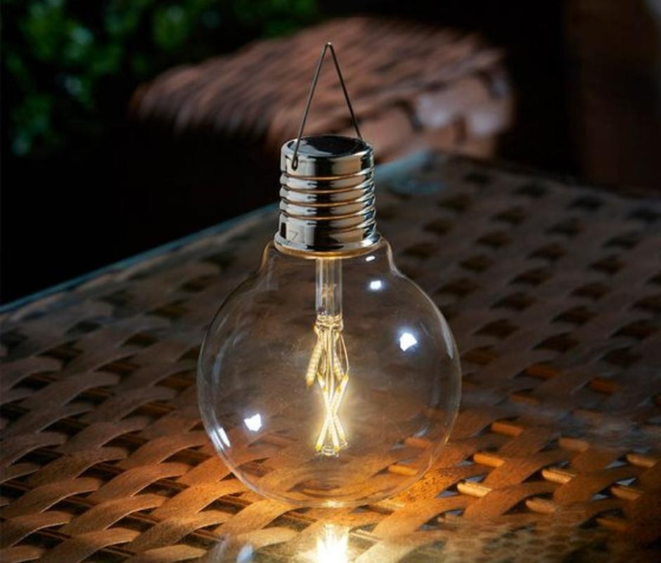 Eureka Vintage Light Bulb - Solar Powered Lights