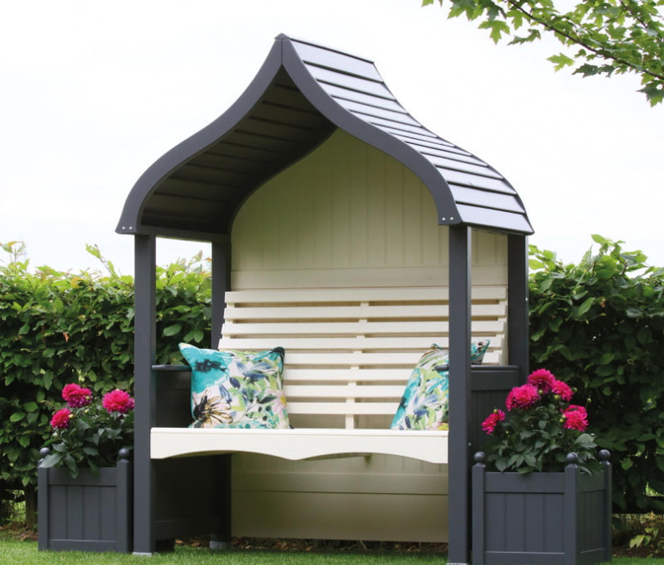 Charcoal Orchard Arbour - Arbours & Arches