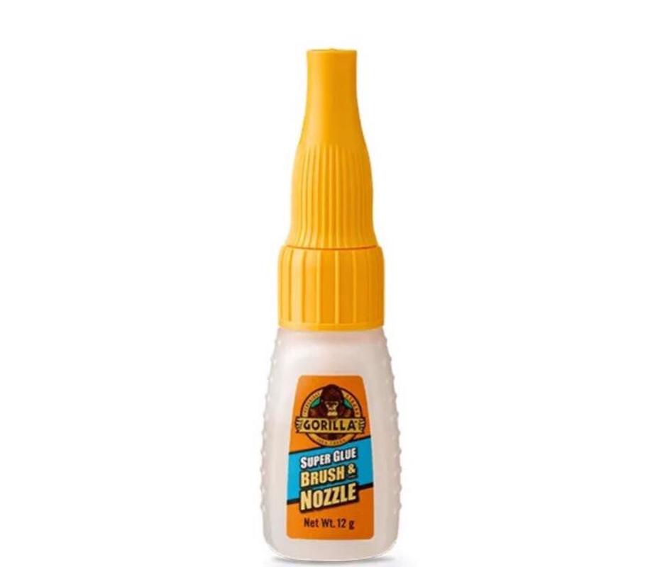 Gorilla Super Glue Brush & Nozzle – 12g - 